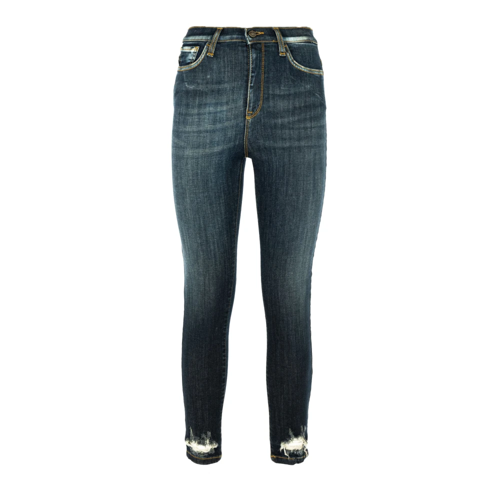 Manila Grace Gescheurde Jeans voor Vrouwen Blue Dames