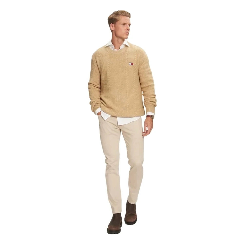 Tommy Jeans Trui Beige Heren