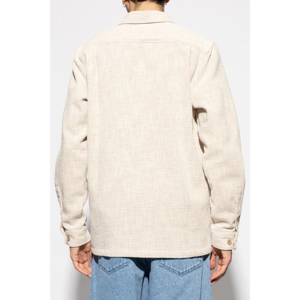 Samsøe Shirt Sataka Beige Heren
