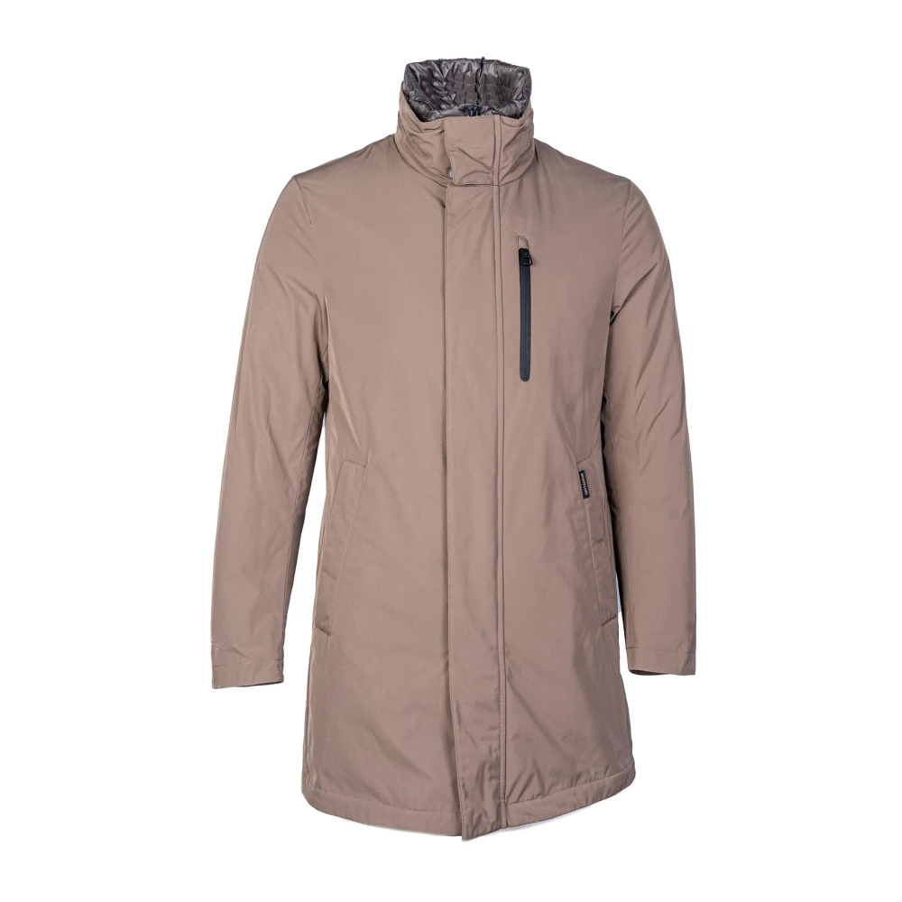 Montecore Heren Technische Verenjas met Afneembare Voorkant en Kraag Beige Heren