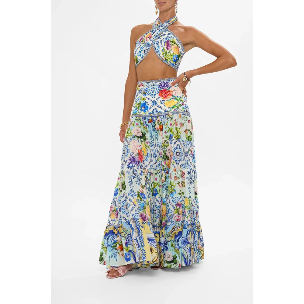 Camilla Zijden gerende rok Wall Wonders Multicolor Dames