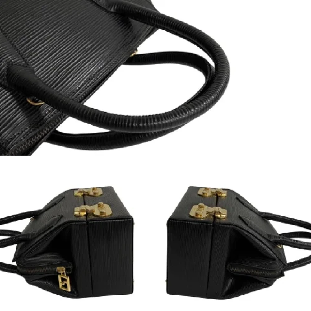 Fendi Vintage Pre-owned Leather handbags Black Dames