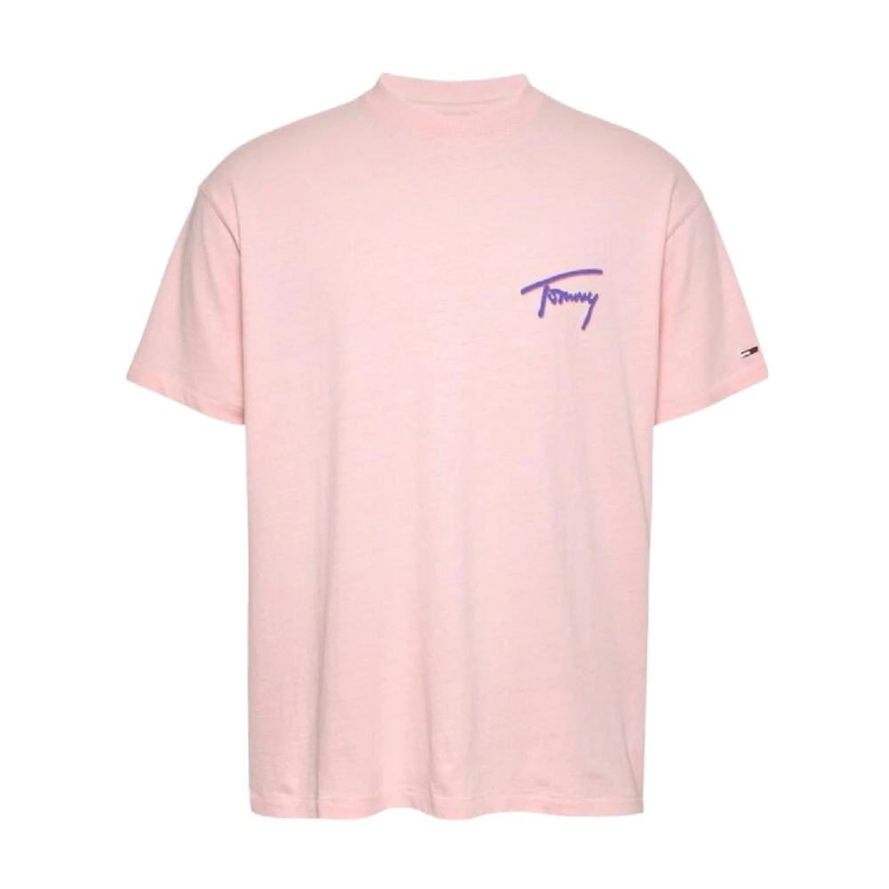 Tommy Hilfiger Men's Pink Graphic Tee