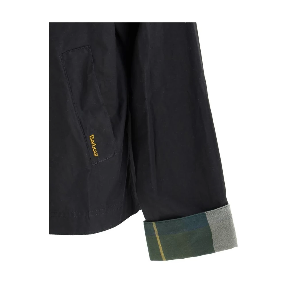 Barbour Waterdichte jas met corduroy kraag Black Dames