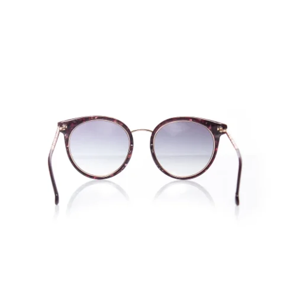 Balmain Pre-owned Plastic sunglasses Red Dames