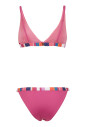 bikini-triangle-blanc-uni-pour-femme-avec-bordure-multicolore