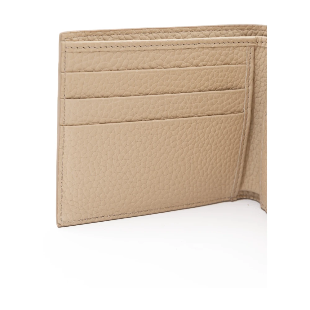 Dolce & Gabbana Bifold Portemonnee met Logo Beige Heren