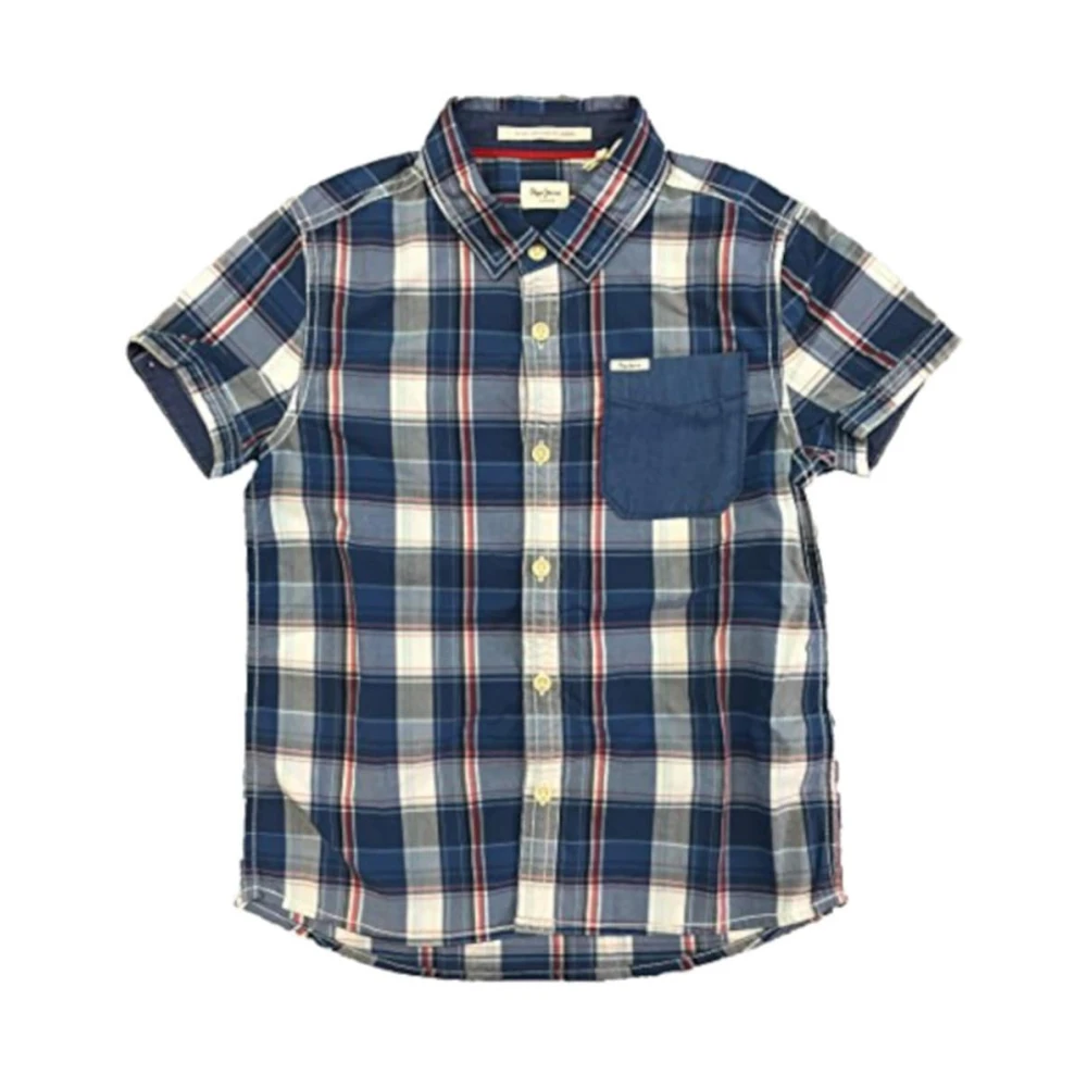 Pepe Jeans Boys Blue Kids Shirts, 16 Y, Shirts