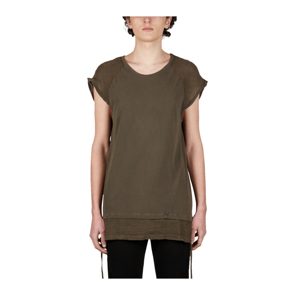 Andrea Ya aqov Katoen Linnen Tank Top Green Dames