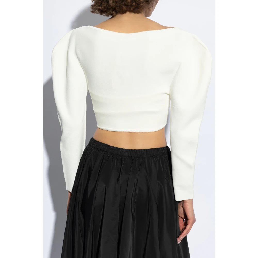 Cult Gaia Top Ellie Beige Dames
