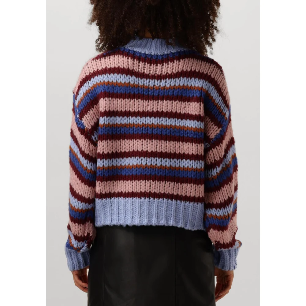Ydence Kleurrijke Gebreide Trui Meggie Multicolor Dames