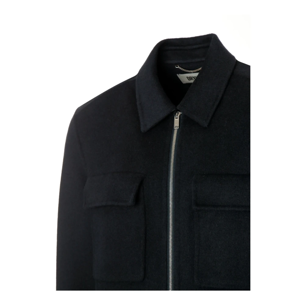 drykorn Lichte jas Hemdjacken-stijl Blue Heren