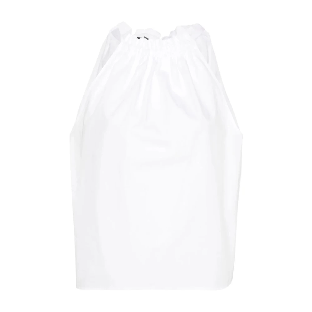 Pinko Witte Topwear voor Vrouwen Ss24 White Dames