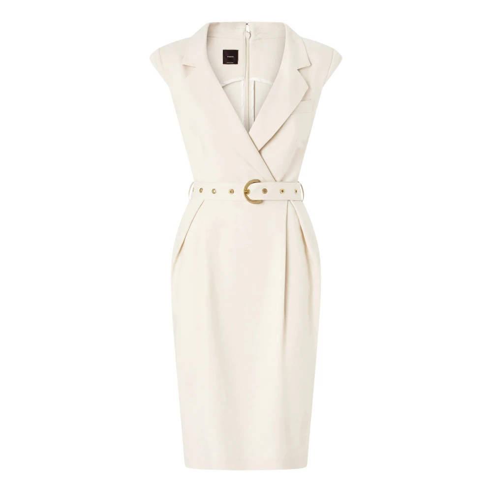 Pinko Donna Bianco Abiti, L, New,