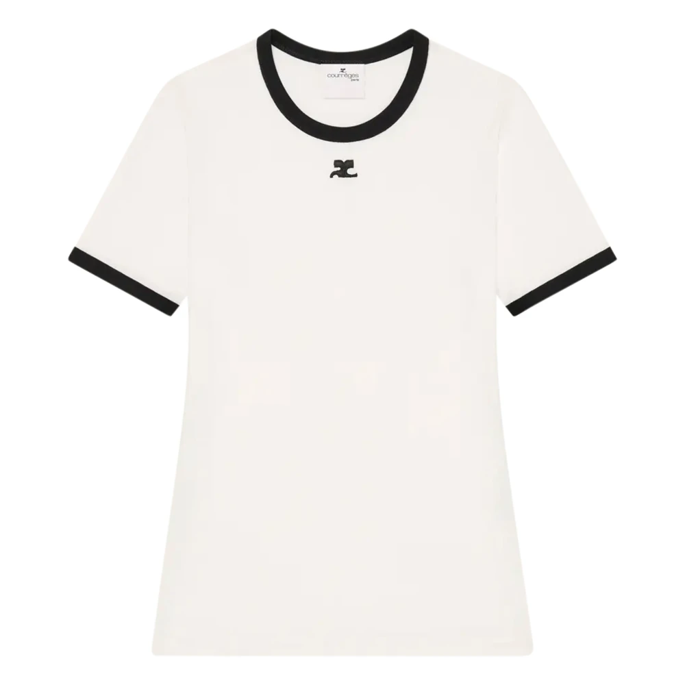 Courrèges Women's White Courreges T-Shirts And Polos - T-Shirts - S - Tops