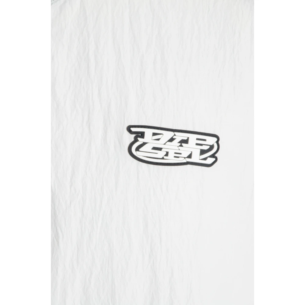 Diesel S-Berto-Zip sweatshirt White Heren