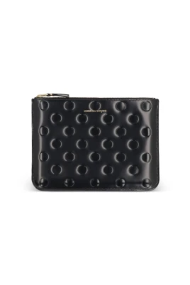 Polka Dots Embossed Pouch