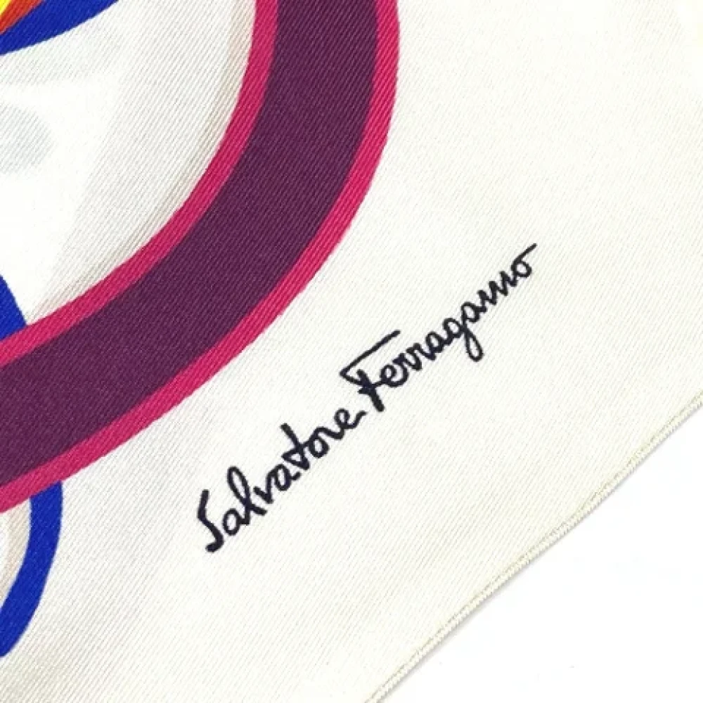 Salvatore Ferragamo Pre-owned Fabric scarves Multicolor Dames