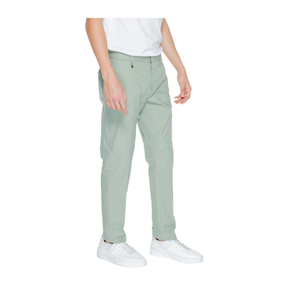 Antony Morato Groene Katoen Modal Pakbroek Green Heren