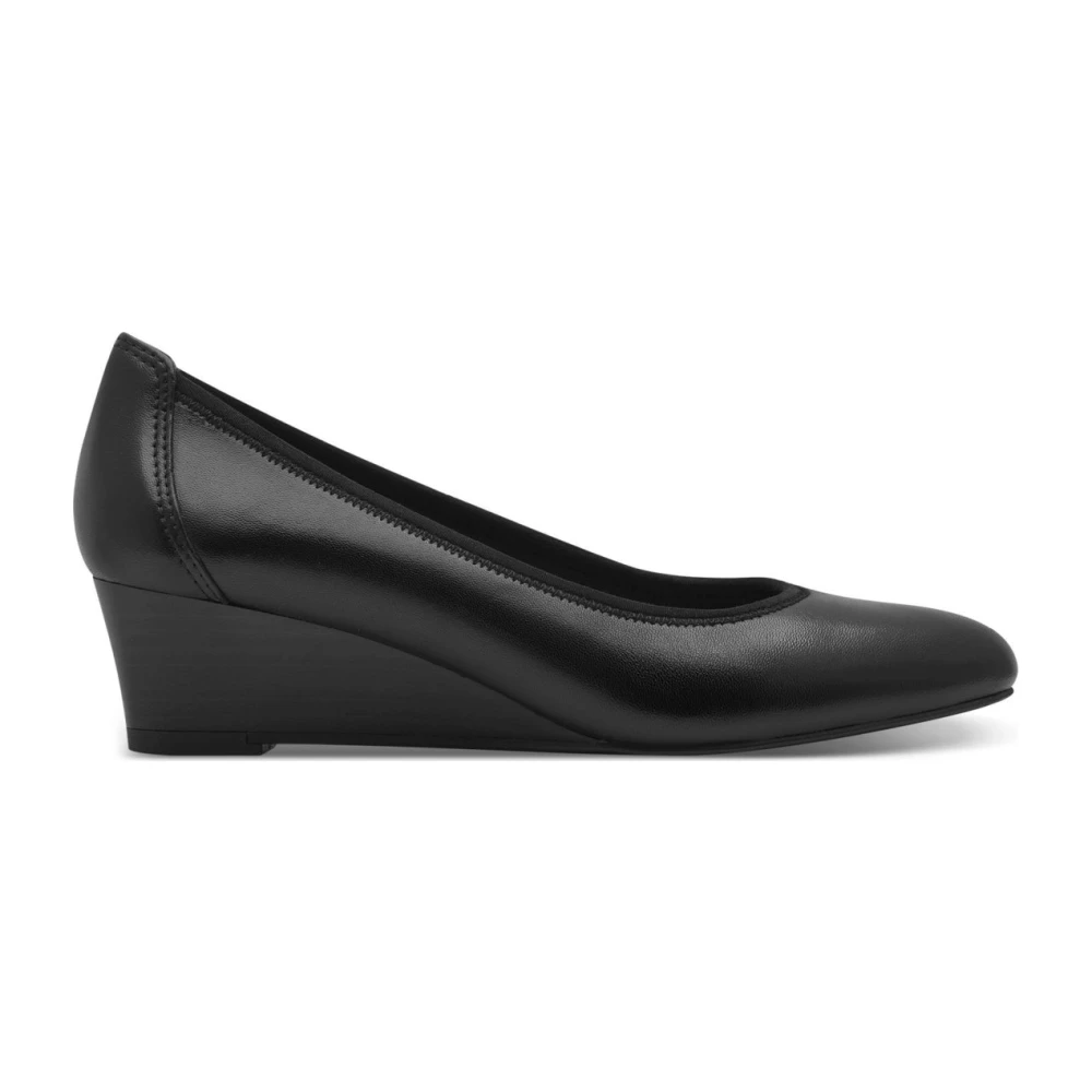 Tamaris Women's Black Wedge Pumps - Wedges - 5 Uk - Shoes