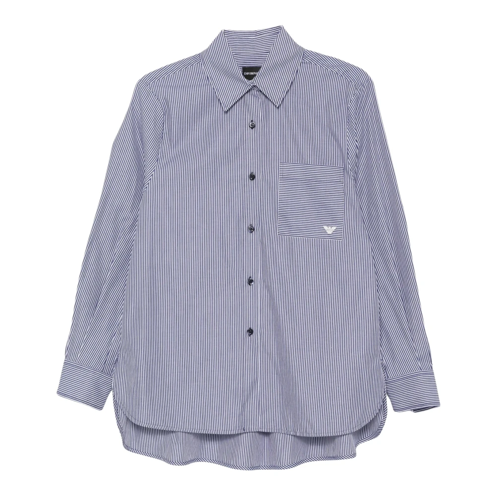 Emporio Armani Camicia A Righe In Cotone - Immagine 2