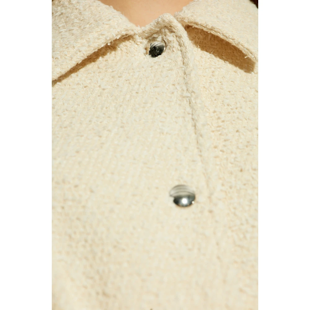 IRO Tweed shirt Neline Beige Dames