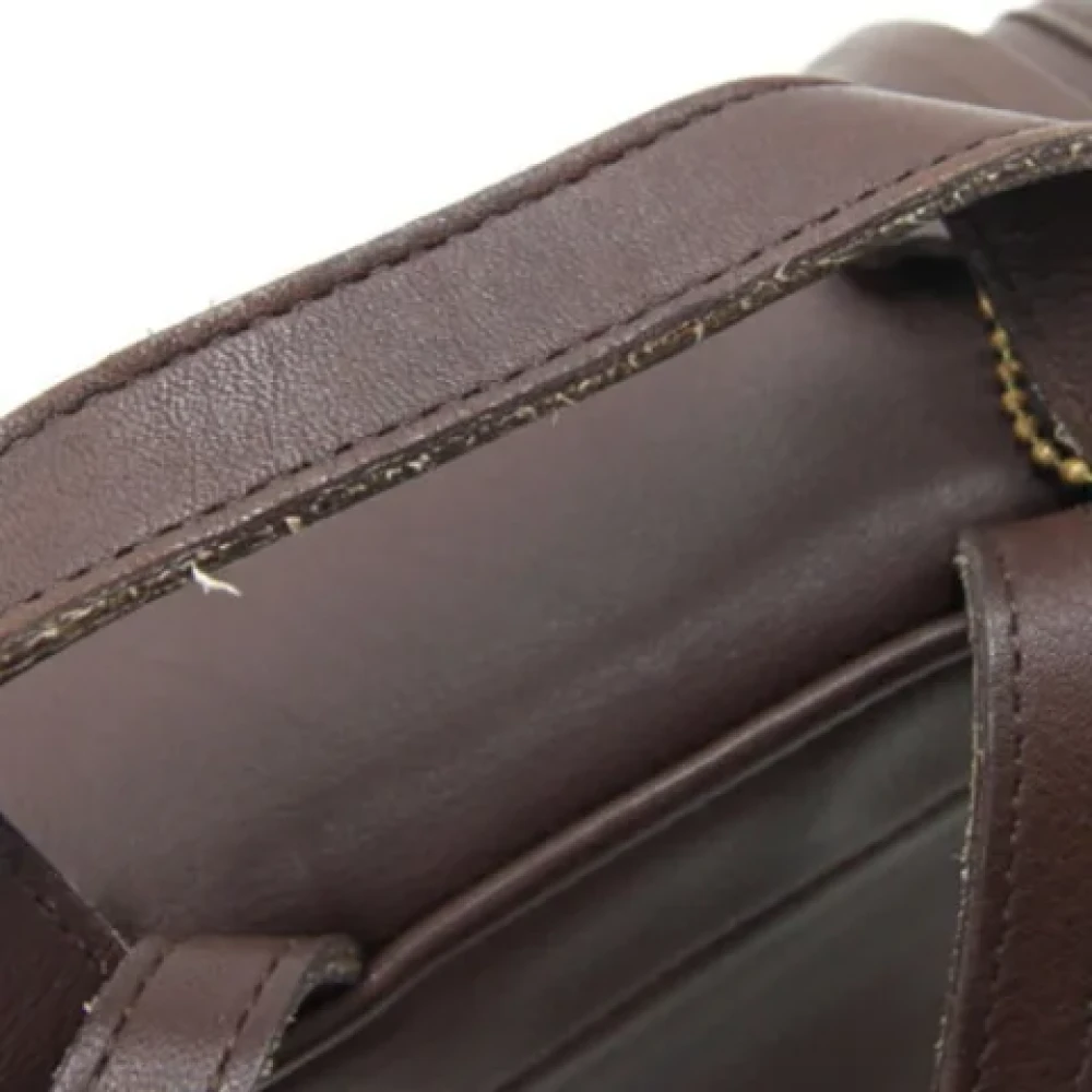 Coach Pre-owned Leather backpacks Brown Dames