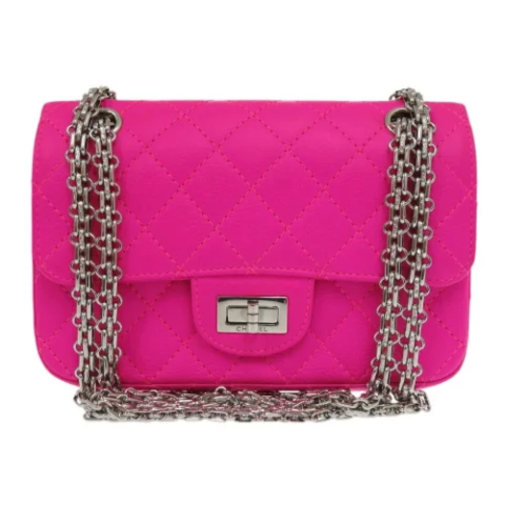 Chanel Vintage Pre-owned Fabric chanel-bags Pink Dames