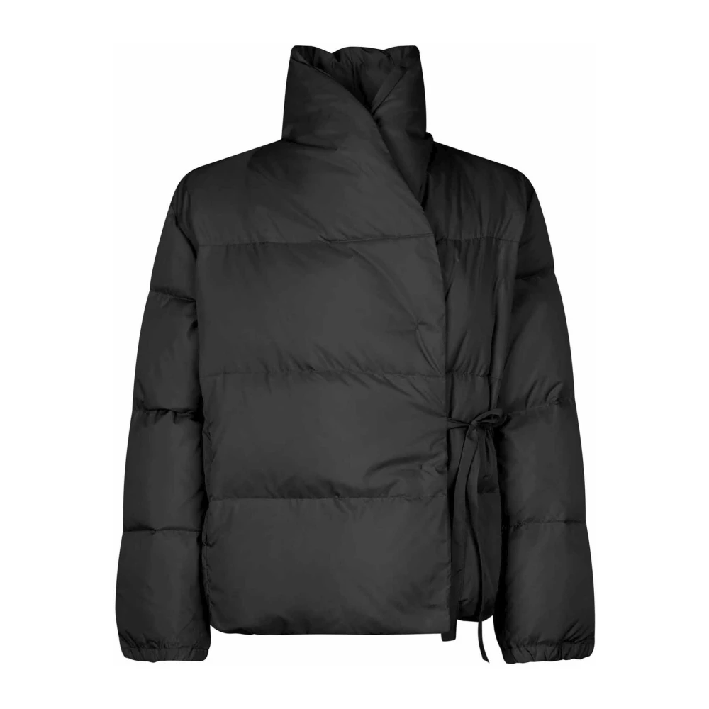 Masai Gewatteerde Pufferjas Zwart Black Dames