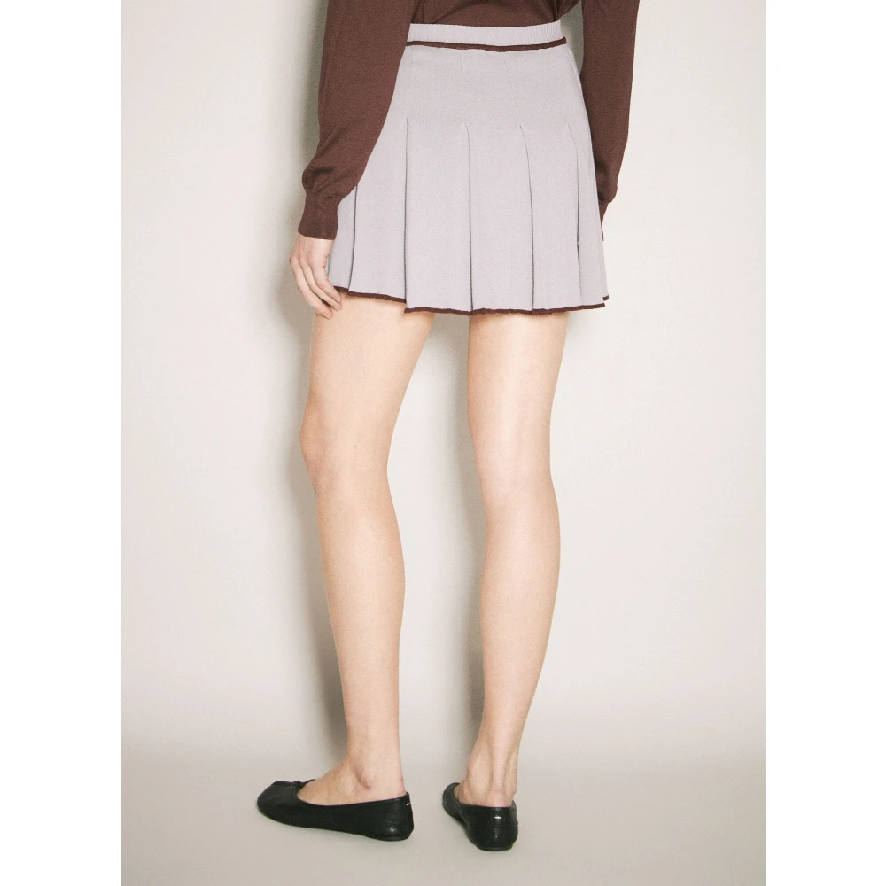 Vivienne Westwood Wikkel Katoen-Wol Kilt Purple Dames