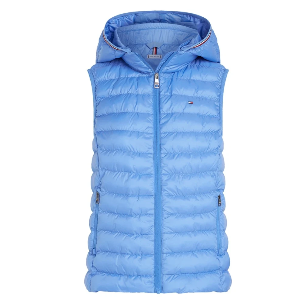 Tommy Hilfiger Women's Blue Waistcoats, S, Clear Jackets For Men