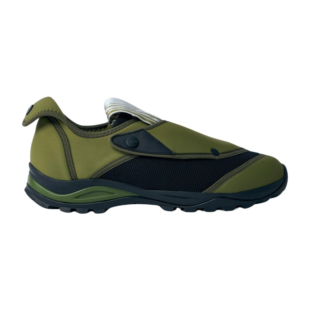 Kiko Kostadinov Mannelijk Groente Gelaagde-Nylon Sneakers Met Vibram Zool