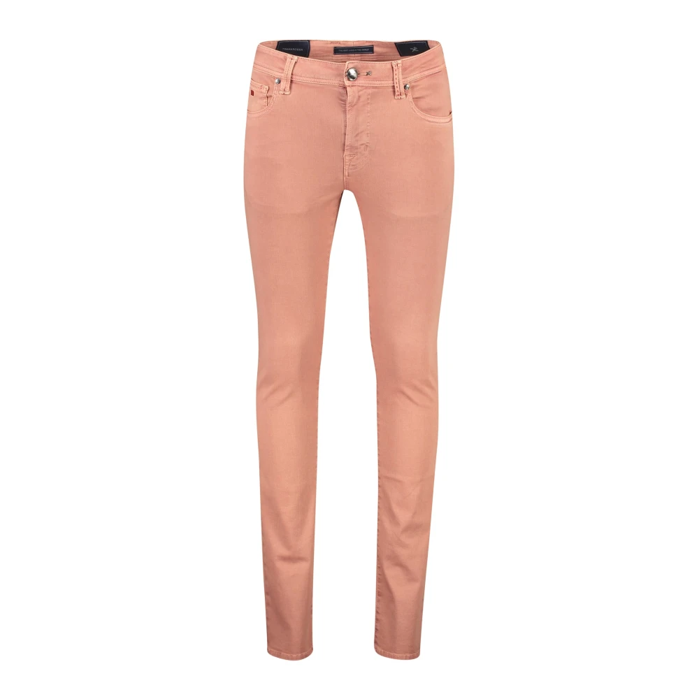 Tramarossa Roze Denim 5-Pocket Jeans Pink Heren
