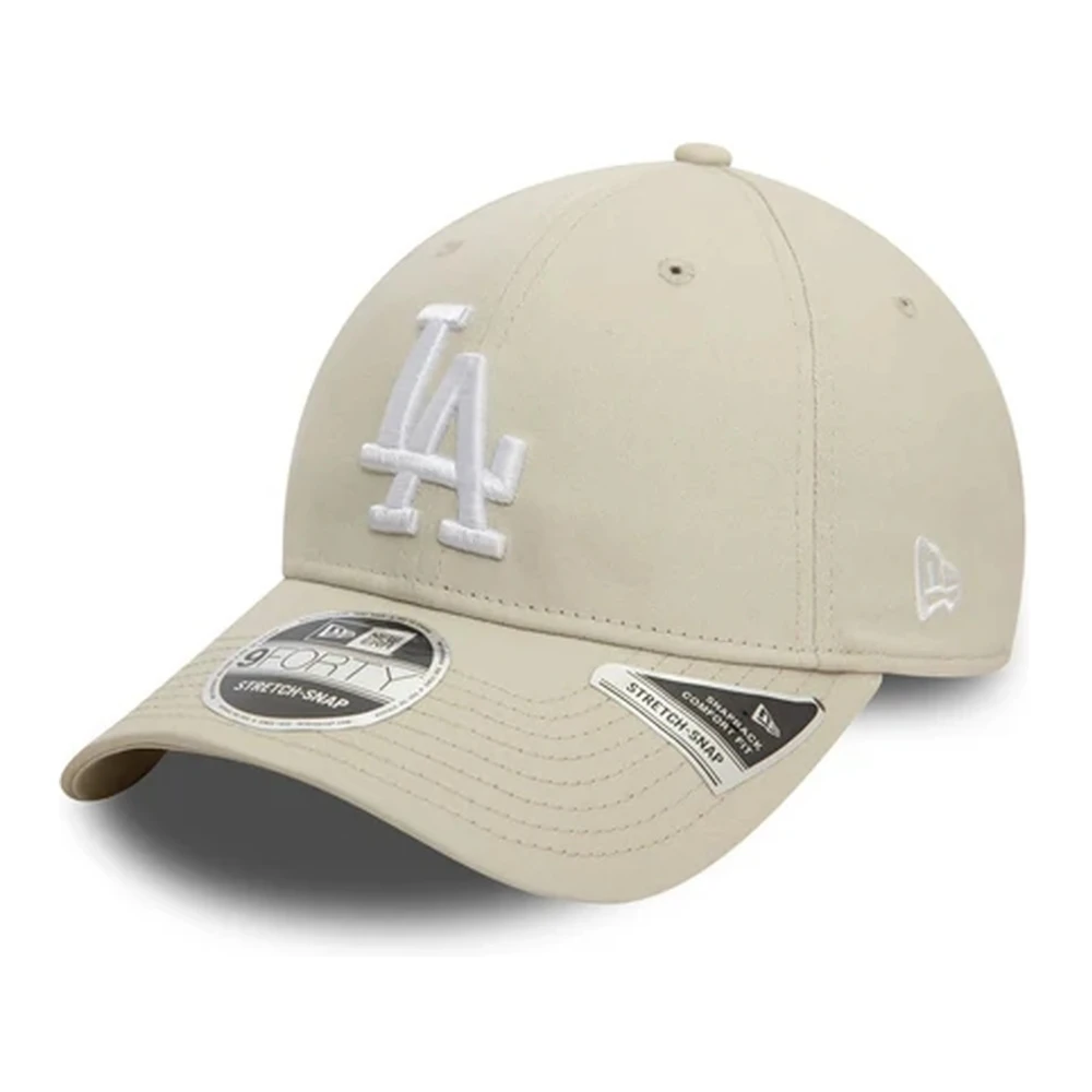 new era Beige Dodgers Stretch Snap Pet Beige Heren