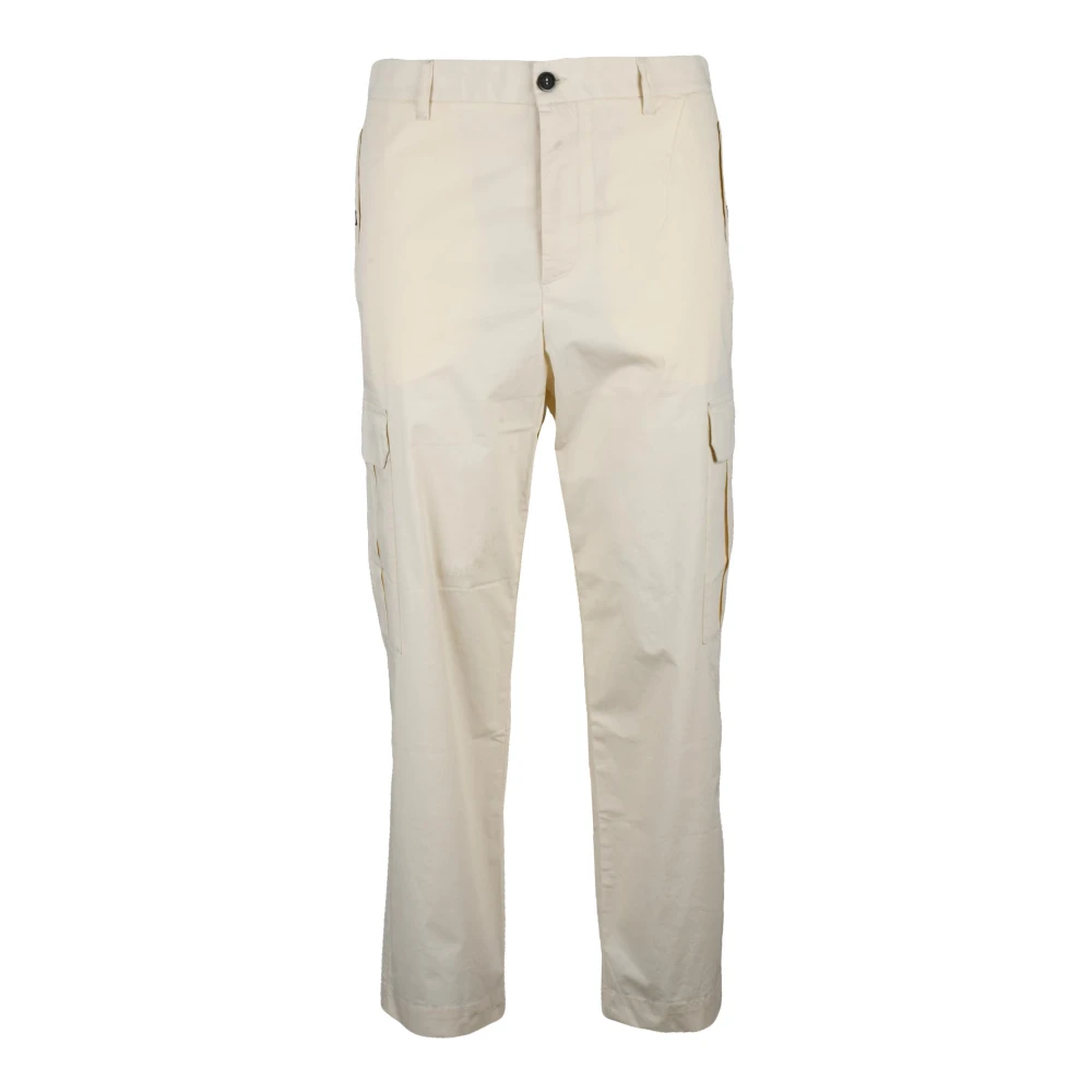 Barena Venezia Men's Beige Canasta Pavion Trousers - Straight Trousers - L - Trousers