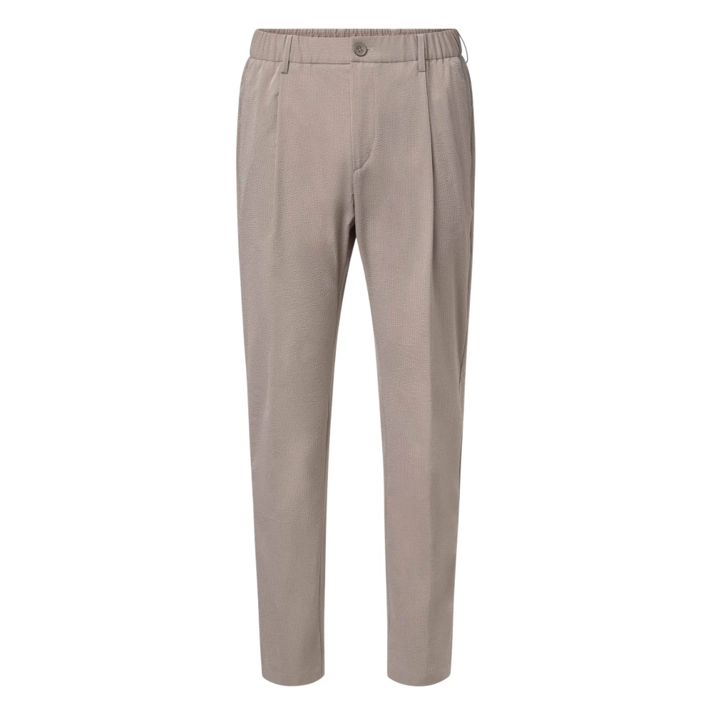 Herno Elastiska Chinos Byxor Stiligt Design Gray, Herr