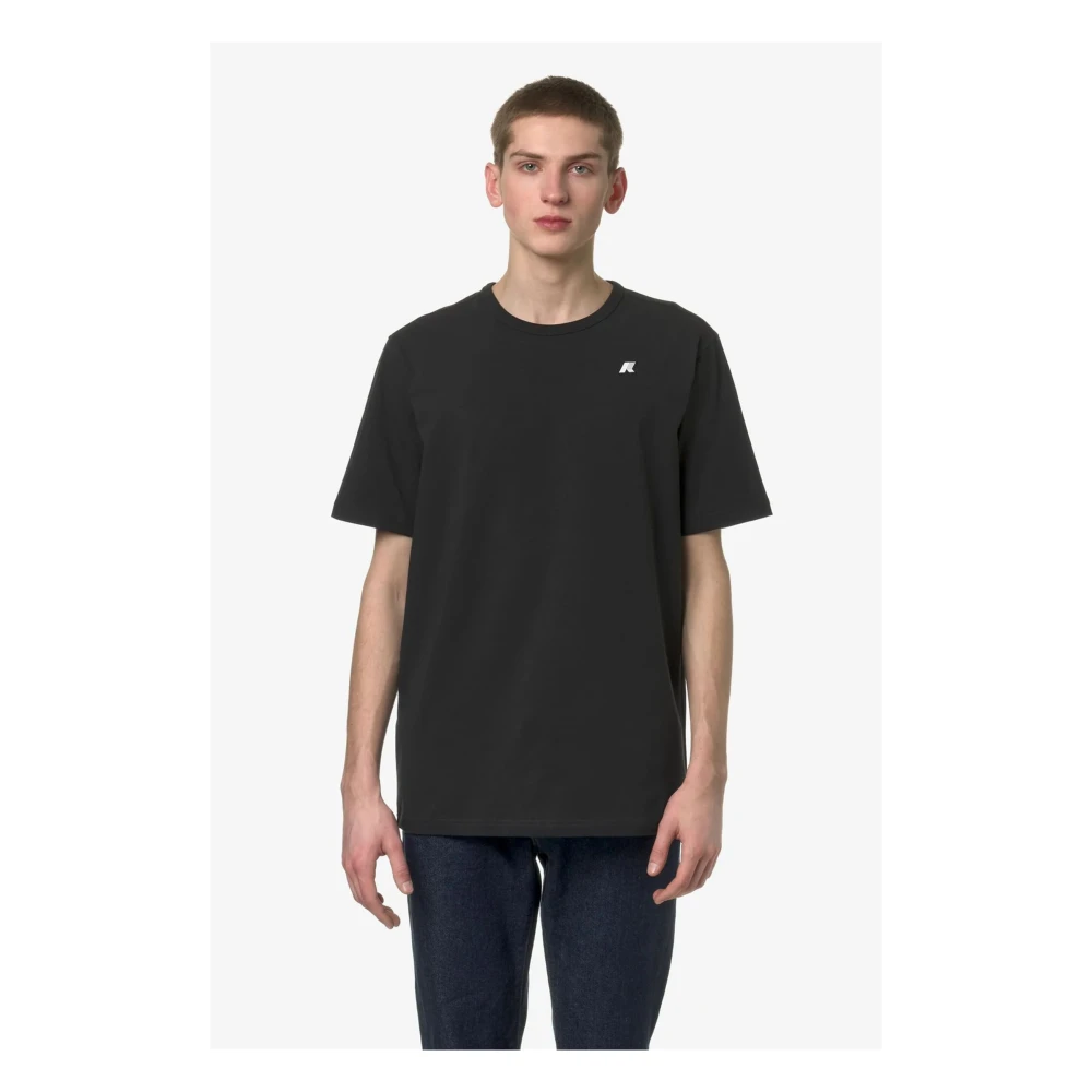 K-way T-Shirts Black Heren