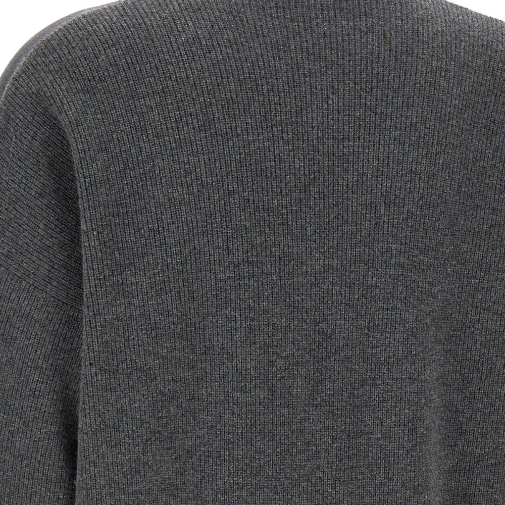 Fabiana Filippi Luxe Wol Zijde Kasjmier Trui Gray Dames