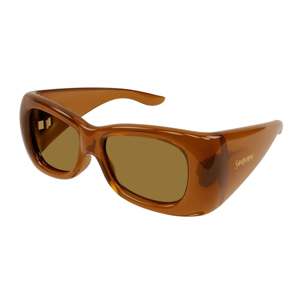 Saint Laurent Unisex Brown Howl Sunglasses - Sunglasses - 61 Mm - Accessories