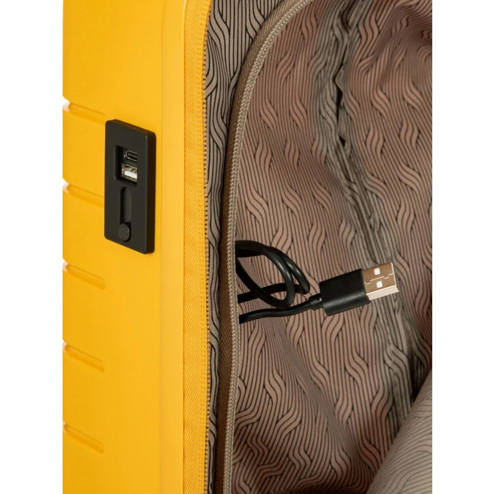 Bric's Ulisse Trolley Cabin Bag Yellow Unisex