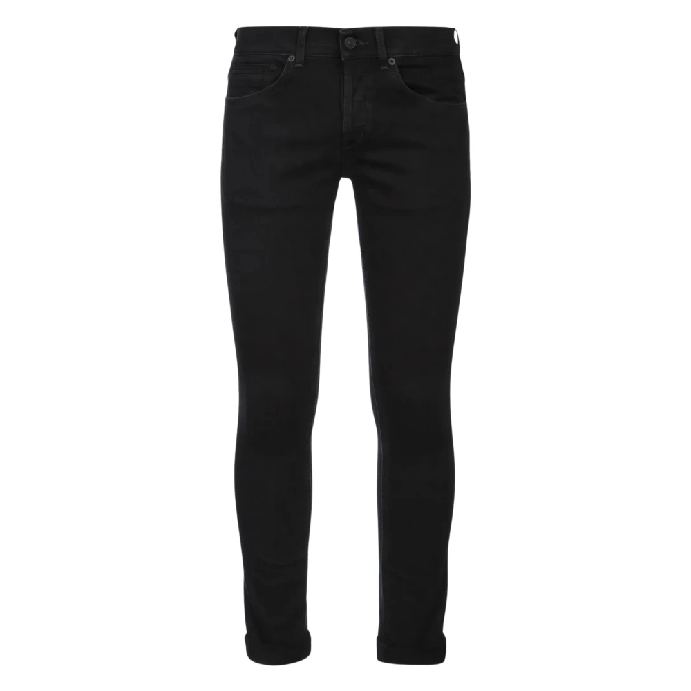 Dondup George Skinny Jeans - Male - Skinny Fit Jeans - Black - W30 - Jeans