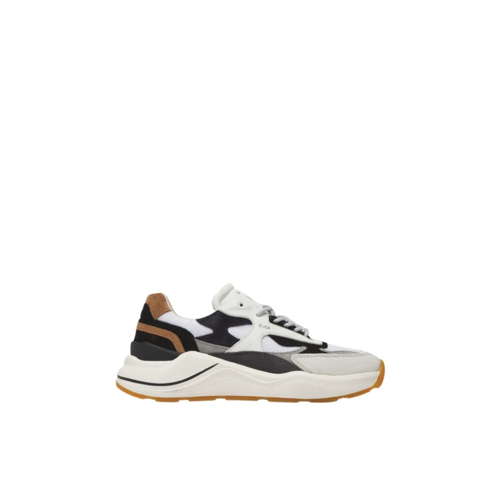 D.a.t.e. Men's Multicolor Classic Leather Trainers Size 11 Uk