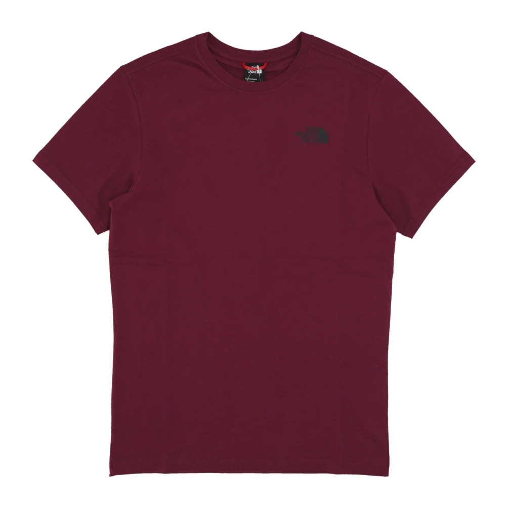 The North Face Boysenberry Tee Heren T-shirt Korte Mouw Red Heren