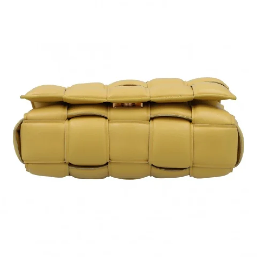 Bottega Veneta Vintage Pre-owned Leather shoulder-bags Yellow Dames