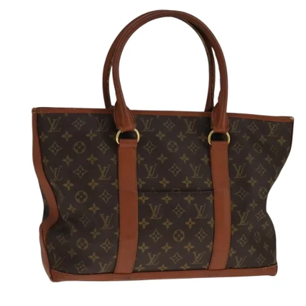 Louis Vuitton Vintage Pre-owned Canvas handbags Brown Dames