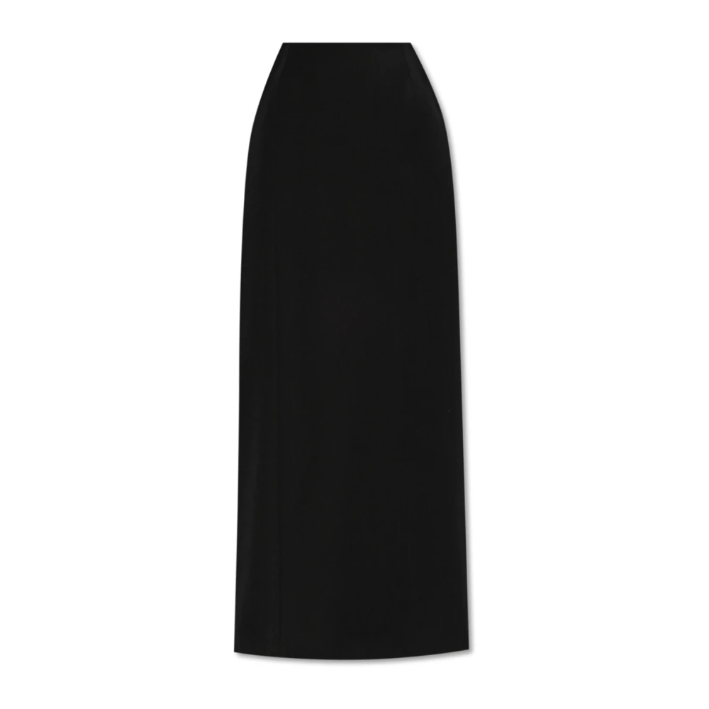 Balenciaga Rok met split aan de achterkant Black Dames