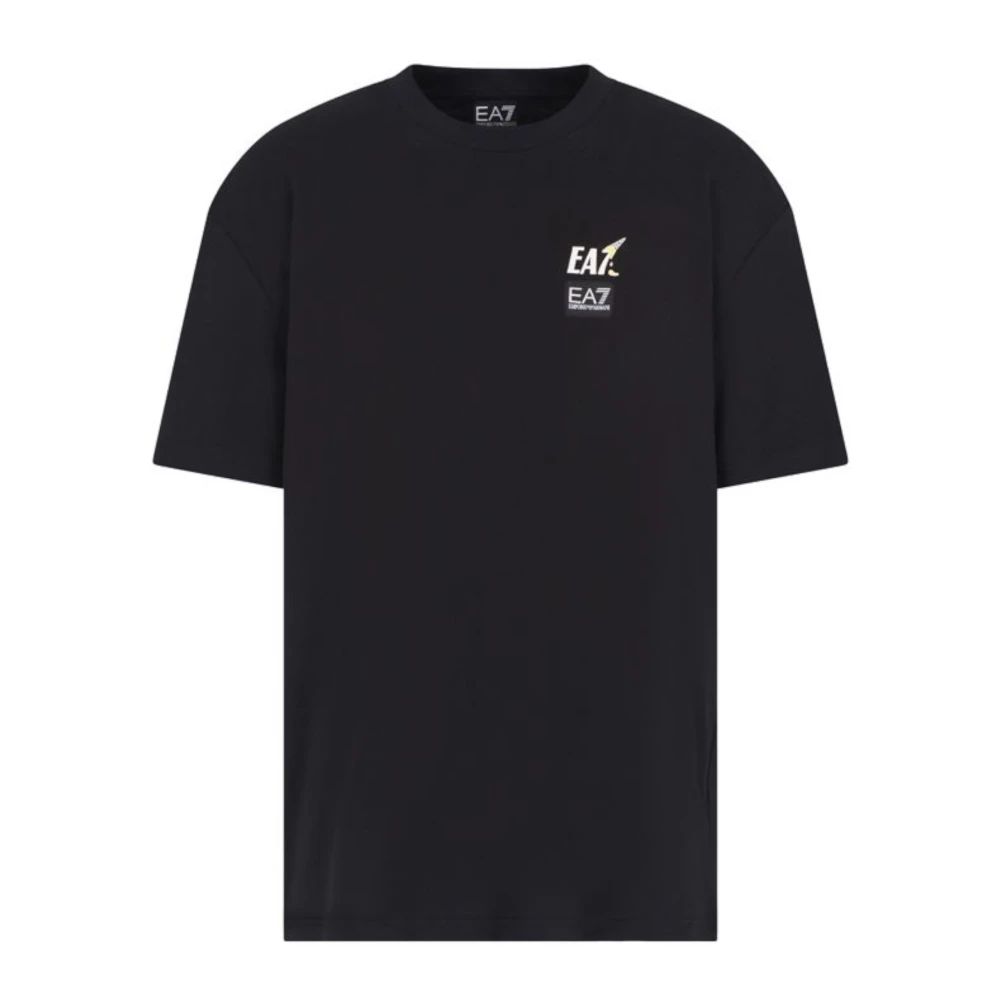 Emporio Armani Ea7 Men's Black Short Sleeve T-Shirt By Ea7