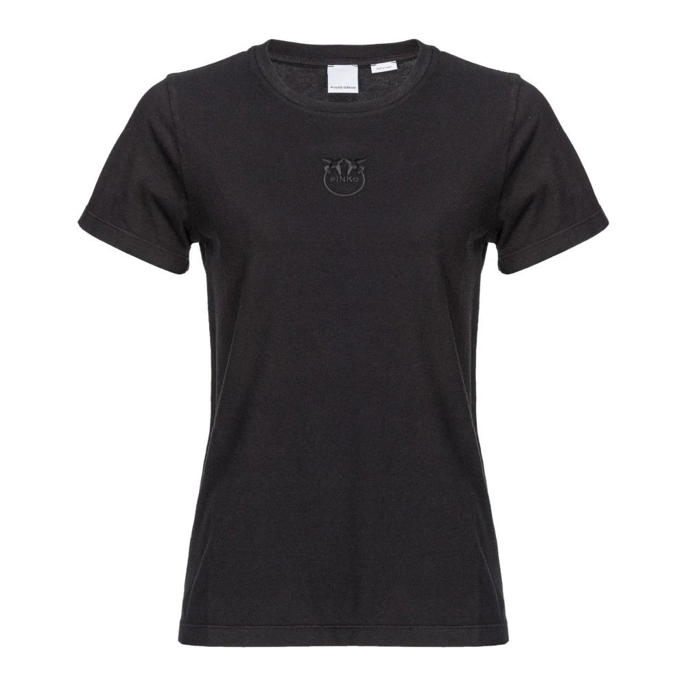 Pinko Stijlvolle Zwarte T-shirts en Polos Black Dames