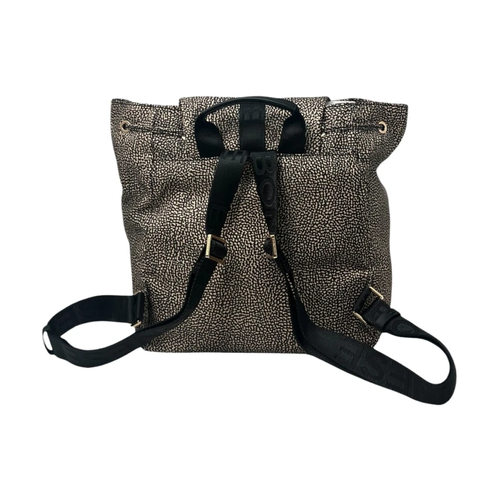 Borbonese Stijlvolle Middelgrote Rugzak Multicolor Dames