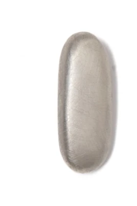 Smal Ovalt Silverörhänge